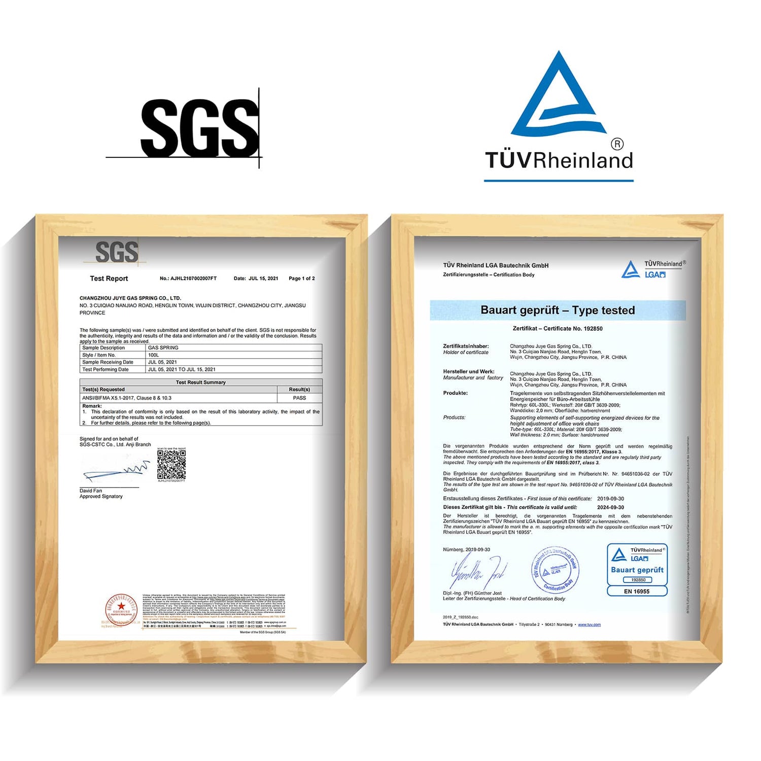 certificates