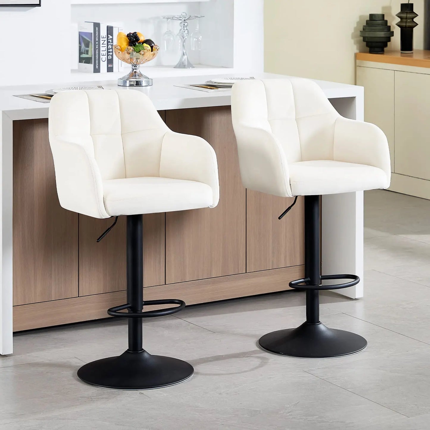 Leather Counter Height Bar Stools Mikastools