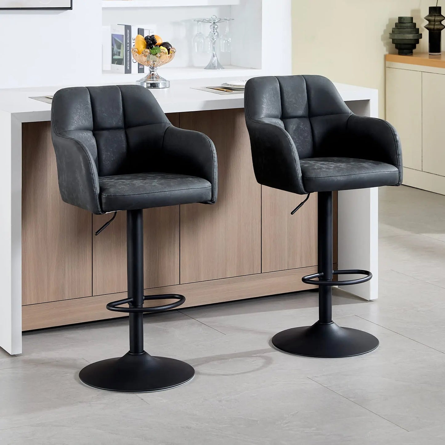 Leather Counter Height Bar Stools Mikastools