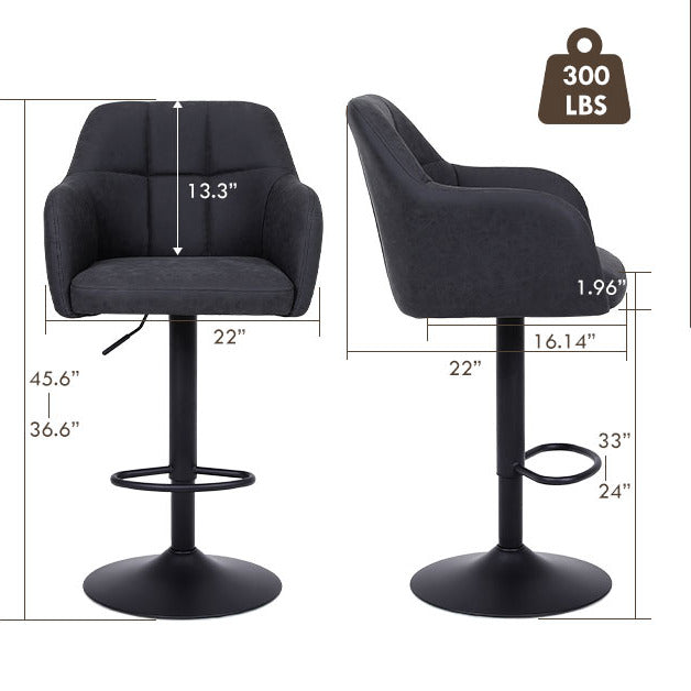 Leather Counter Height Bar Stools