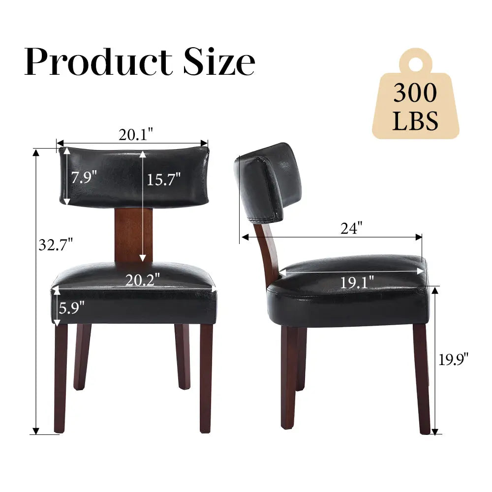 Vintage Solid Wooden Dining Chairs - Mikastools