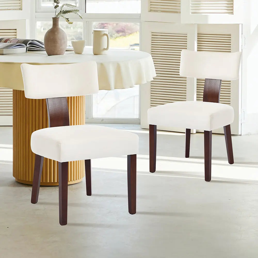 Vintage Solid Wooden Dining Chairs - Mikastools