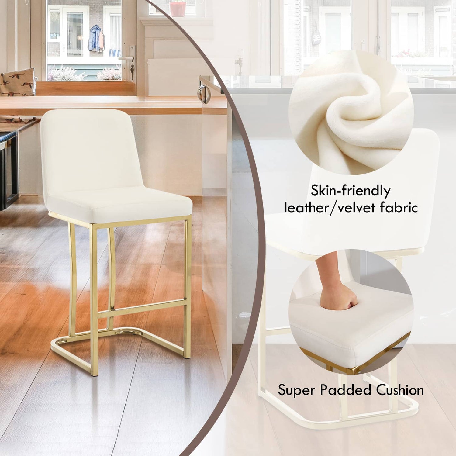 Classic Straight Back Bar Stools