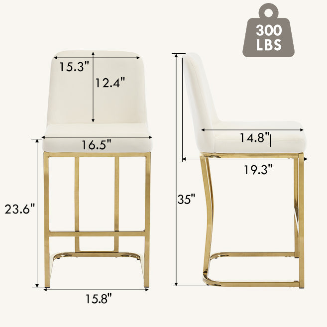 Classic Straight Back Bar Stools